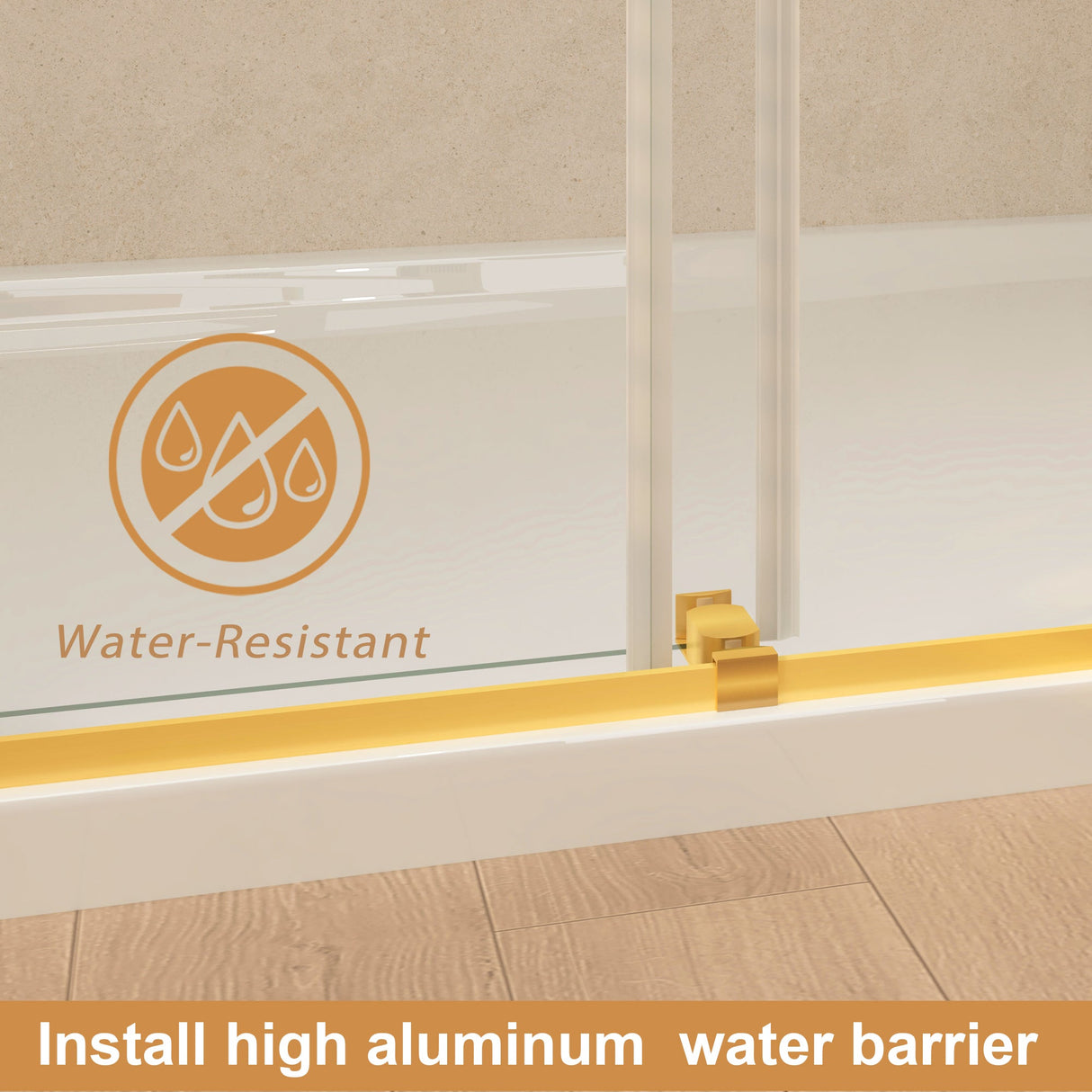 Frameless Sliding Glass Shower Doors