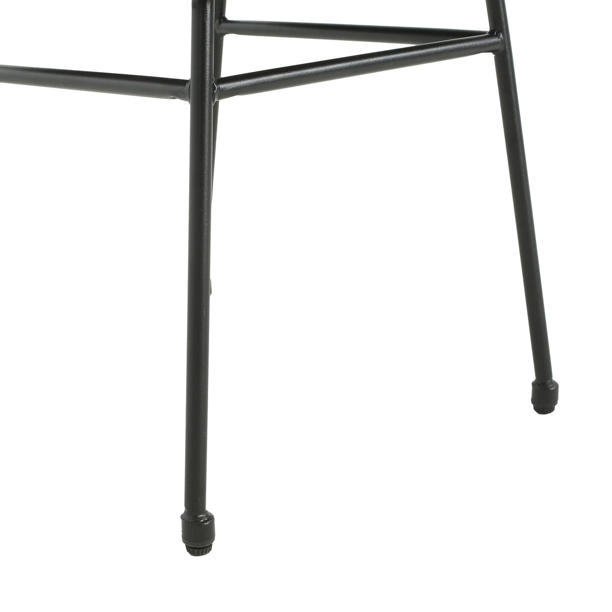 Outdoor Dining Chairs (Set of 2) with Rattan Backrest and Cushions