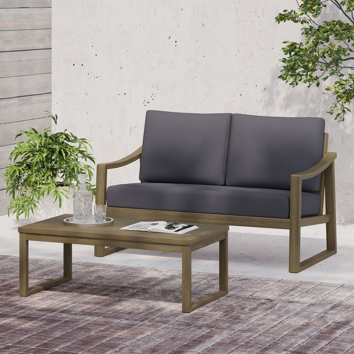 Samwell Coffee Table & Loveseat Set