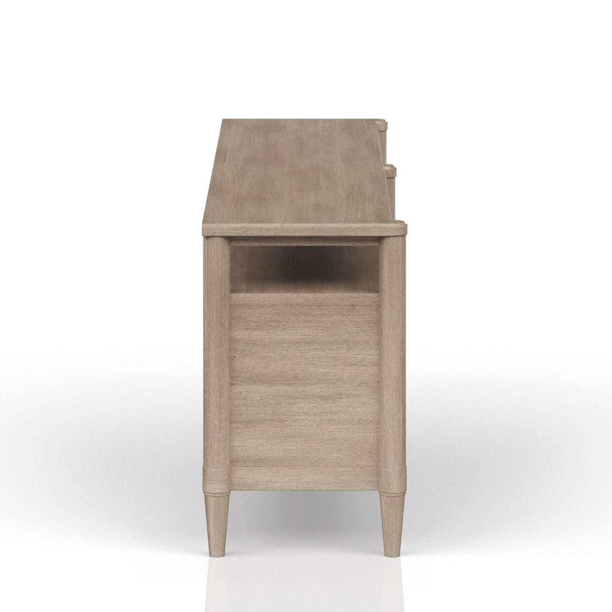 4-Door Sideboard with Open Storage