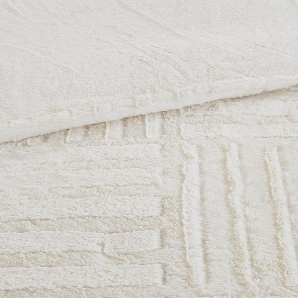 Full/Queen Fur Down Alternative Comforter Mini Set