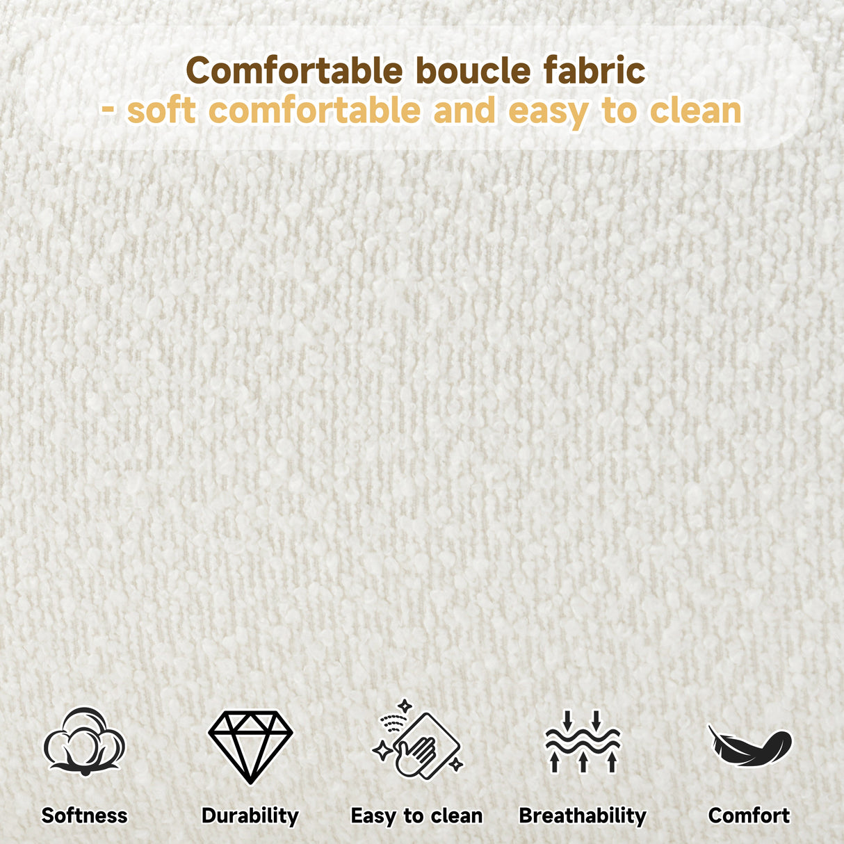 Cream Style Fabric Upholstered Bed, Simple Modern Bedroom Double Bed, Queen
