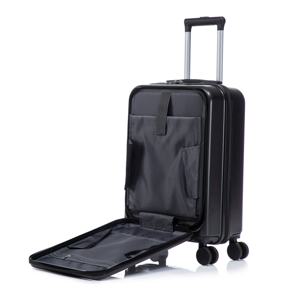 14' & 20' ABS Spinner Wheel Luggage Set with Cosmetic Case