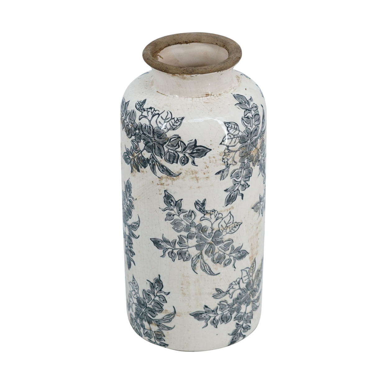 Vintage Inspired Ceramic Accent Vase