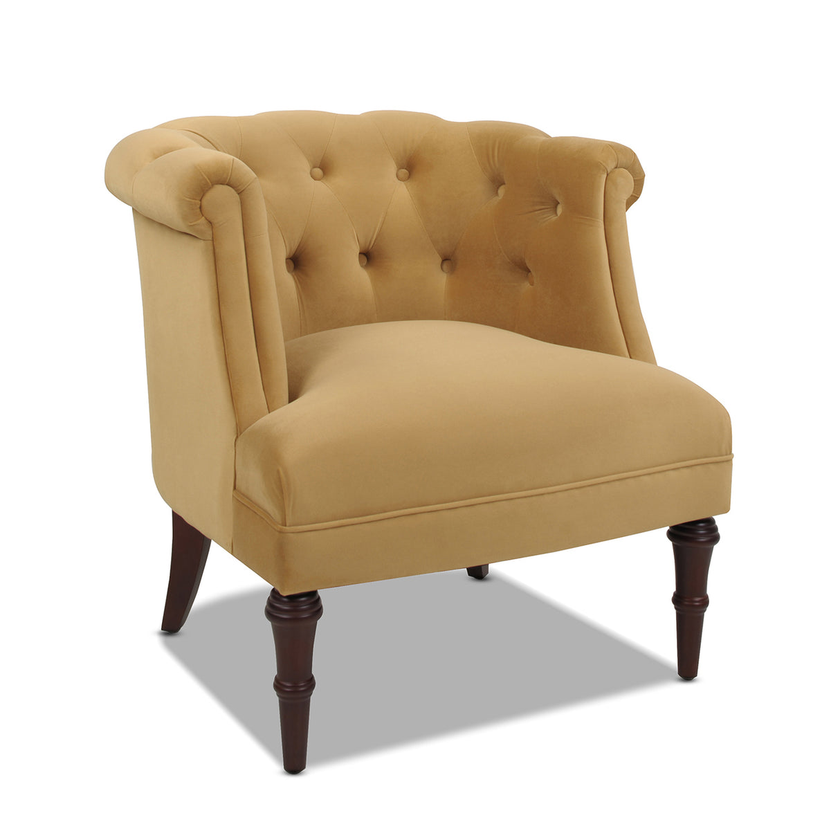 Katherine tufted accent chair