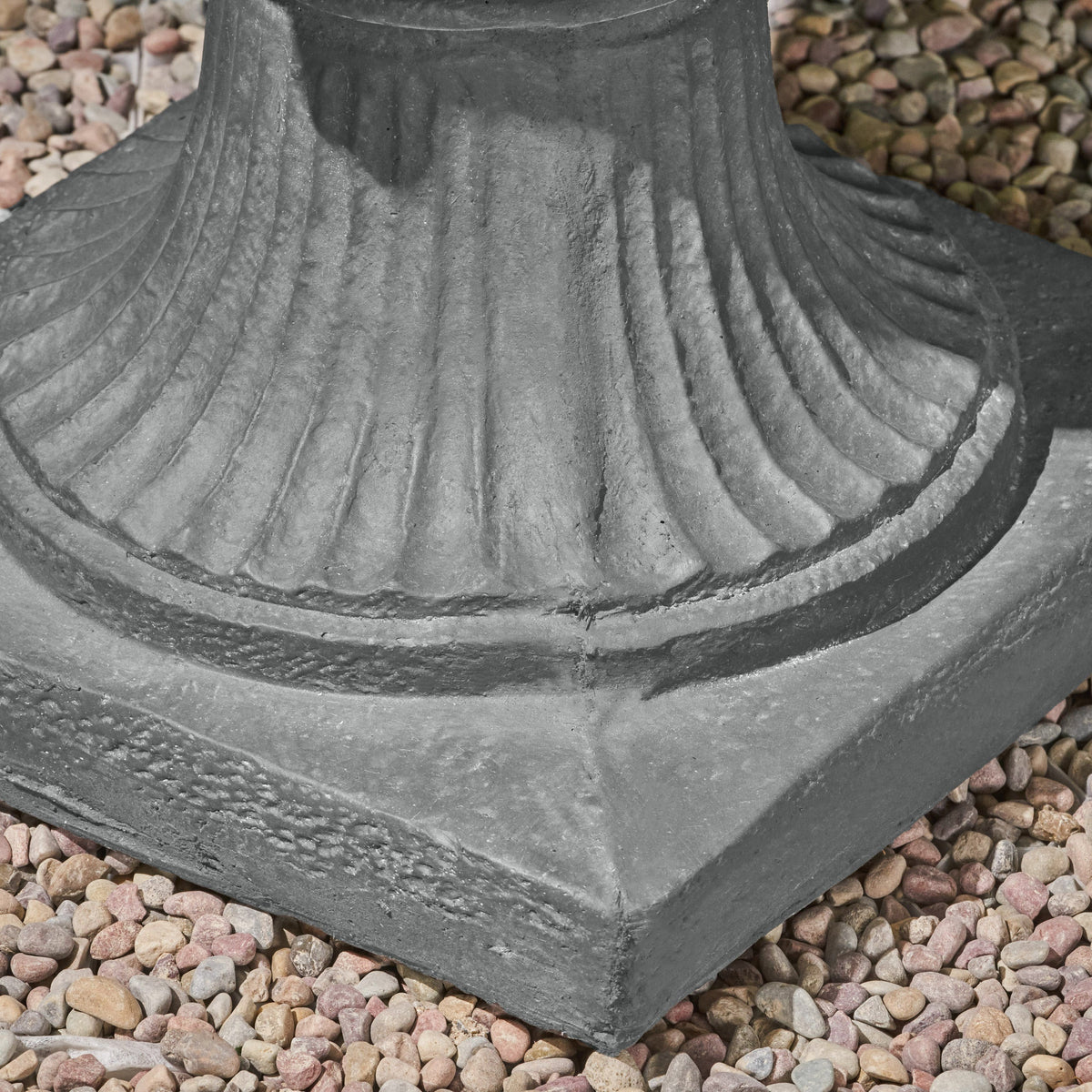 Classic Roman MGO Garden Urn Planter with Durable Magnesium Oxide - Black
