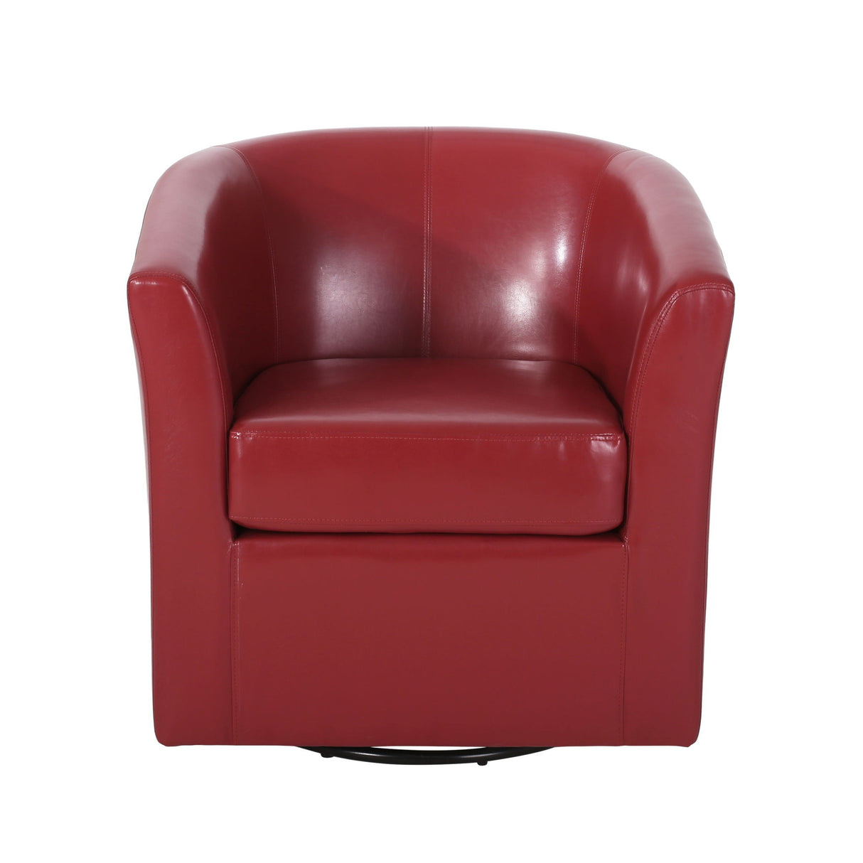 Melodize Swivel Club Chair With Barrel Shape Design
