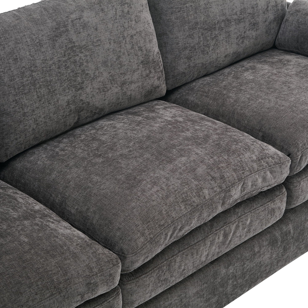 Cozy Upholstered Cushion Loveseat Sofa For Living Room