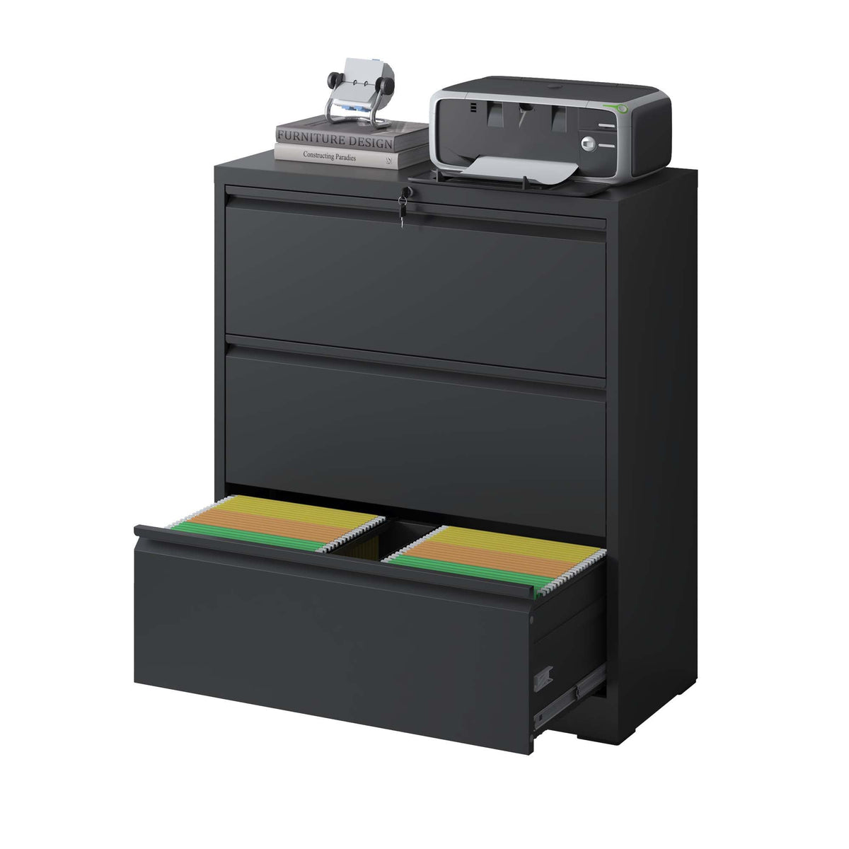 Premium Drawer Metal Lateral File Cabinet With Lock