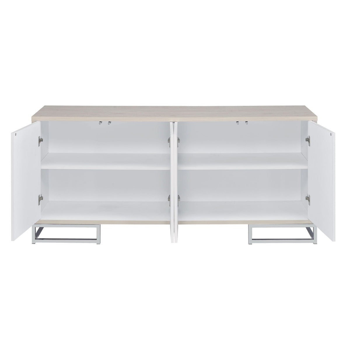 Liam - Marble Paint Console Cabinet - Multi