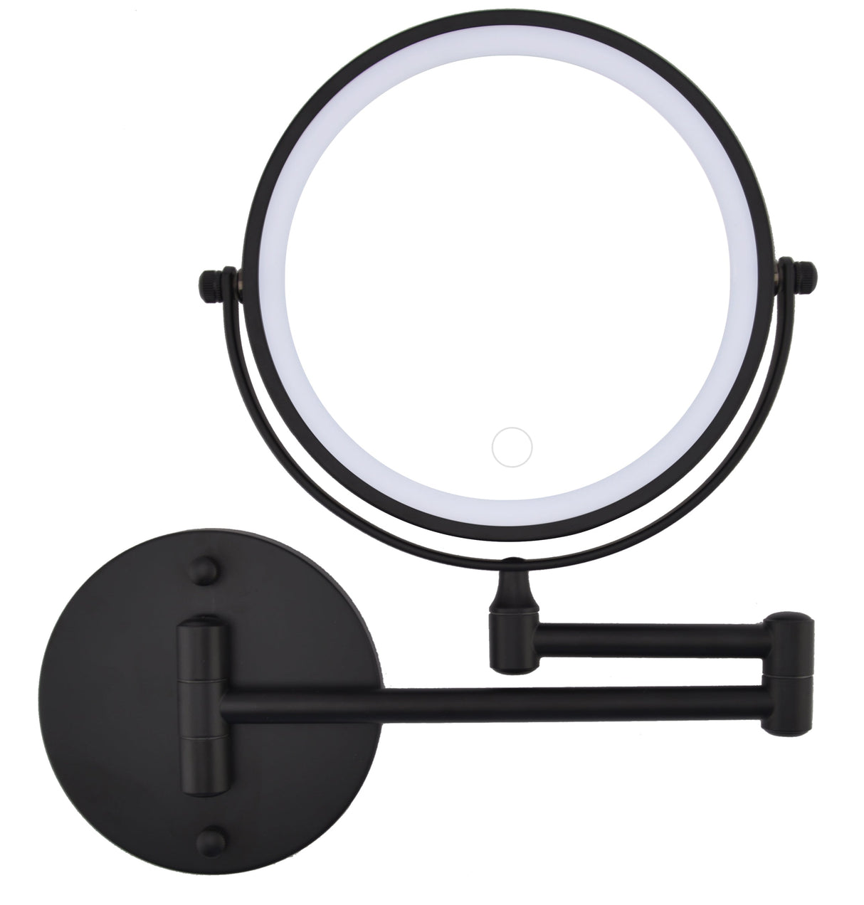 Rechargeable Wall Mounted Makeup Mirror 8'' Magnifying Mirror