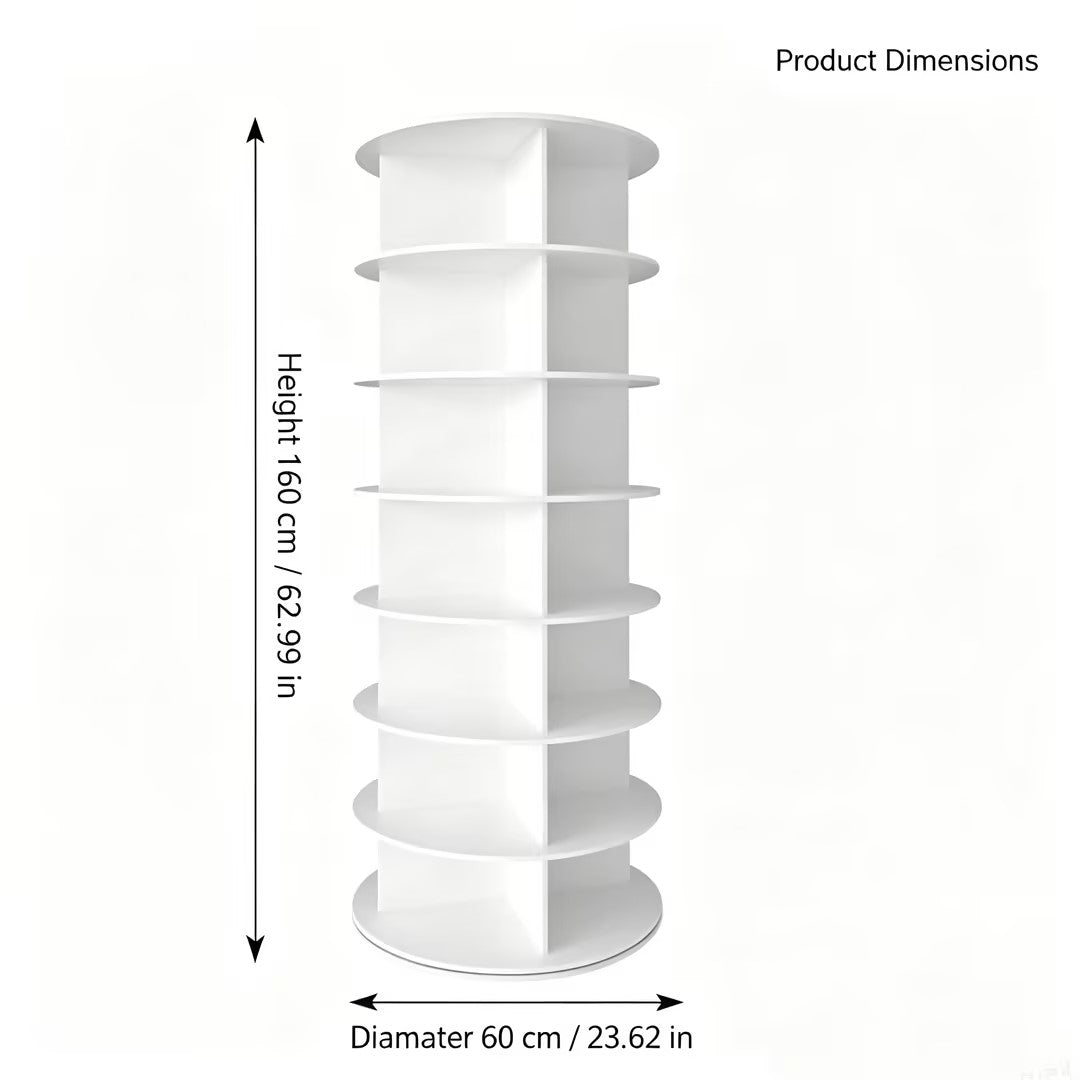 7 Tier Rotating Shoe Rack Tower