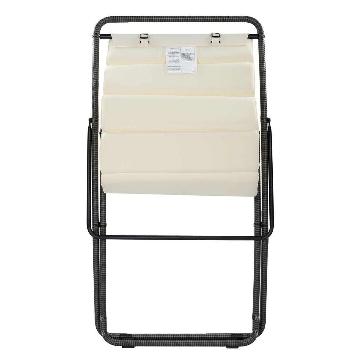 Outdoor Folding Chair With Adjustable Backrest (Set of 2)