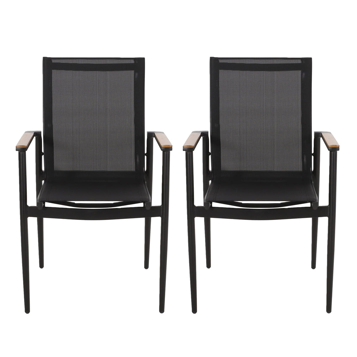 Barrister - Dining Chair (Set of 2) - Black / Natural