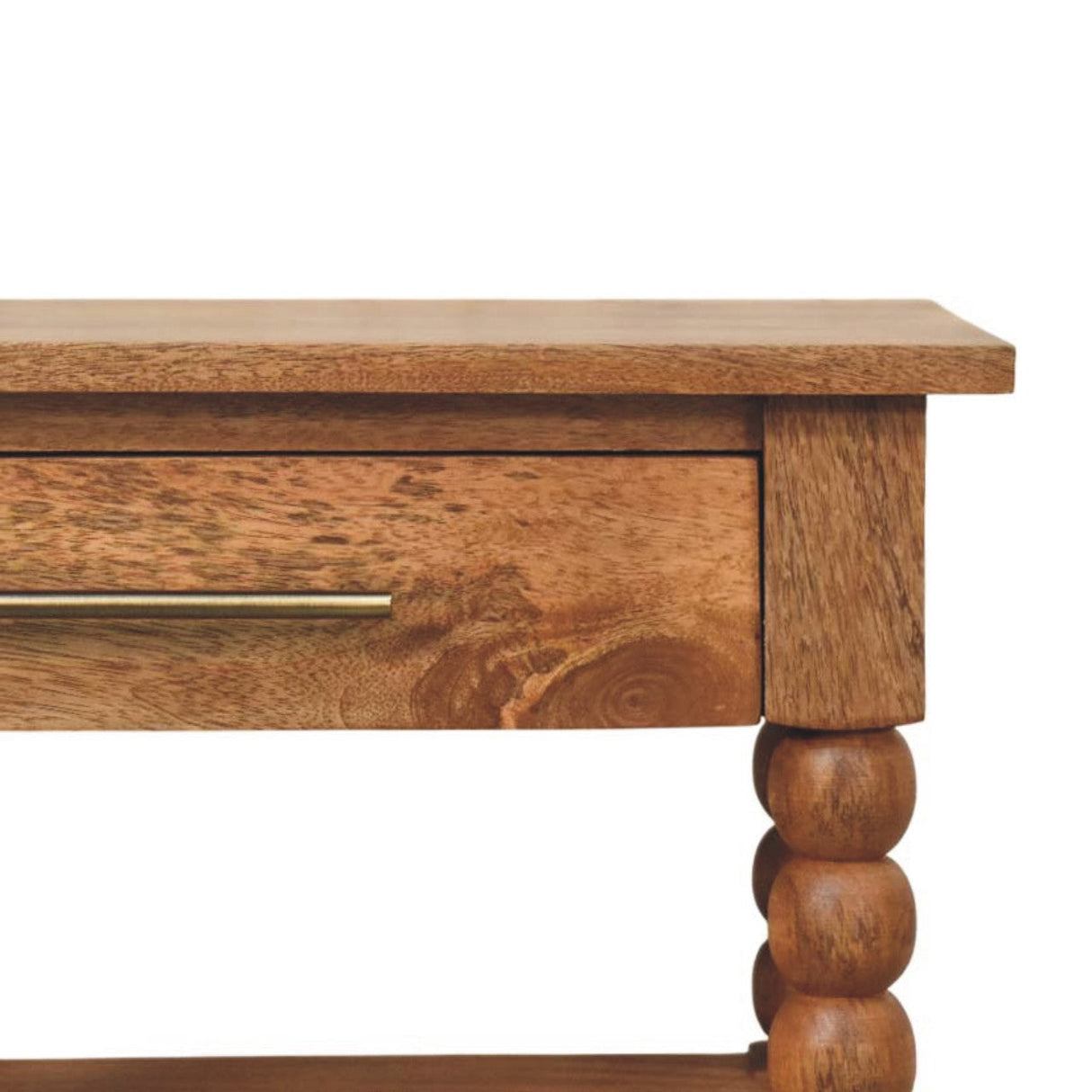 Solid Wood Barley Twist Side Table