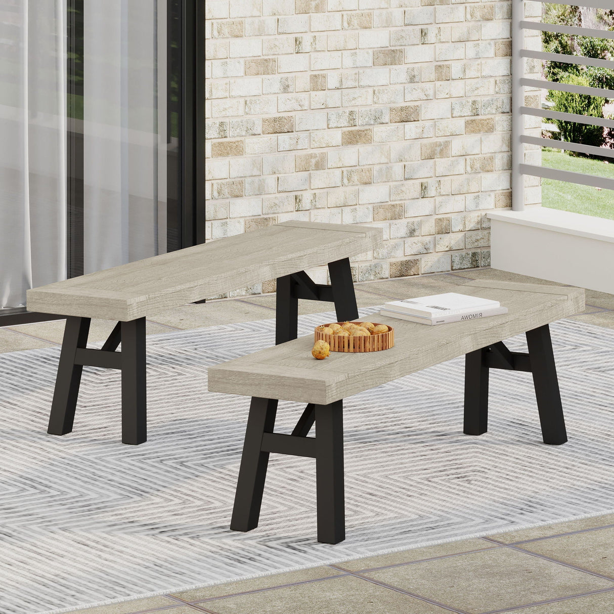 Bettina Gray Bench