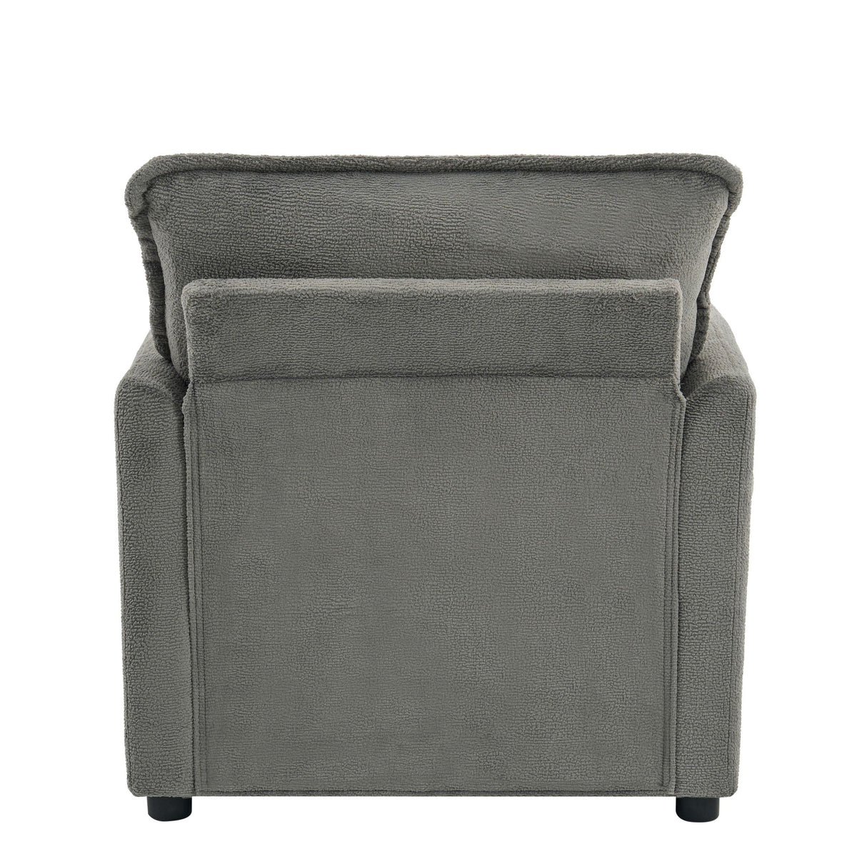 Modern Single Seat Accent Chair With Side Storage Pockets