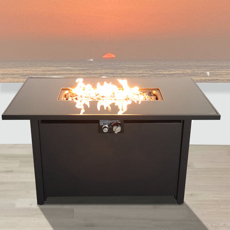 25''-H-x-42''-W-Steel-Outdoor-Fire-Pit-Table-with-Lid-Fire-Pits