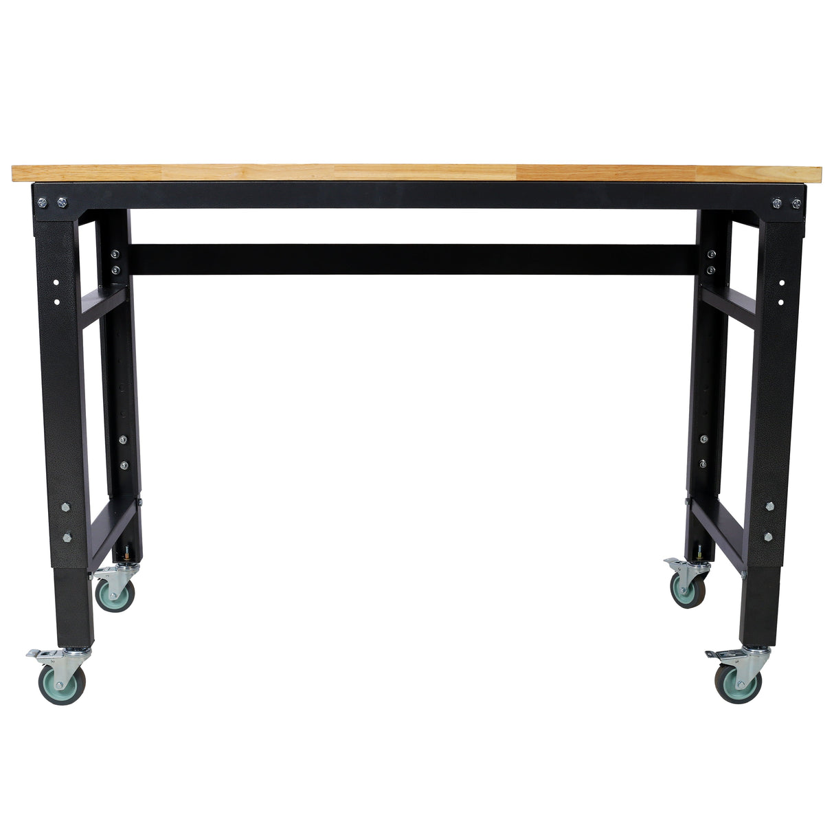 48" Wide Rolling Workbench - Adjustable Height for Workshop