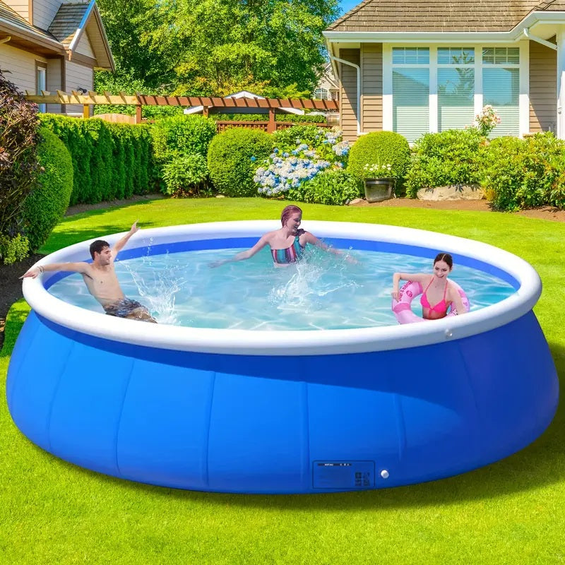 Inflatable Swimming Pool 244" x 63" Butterfly Design