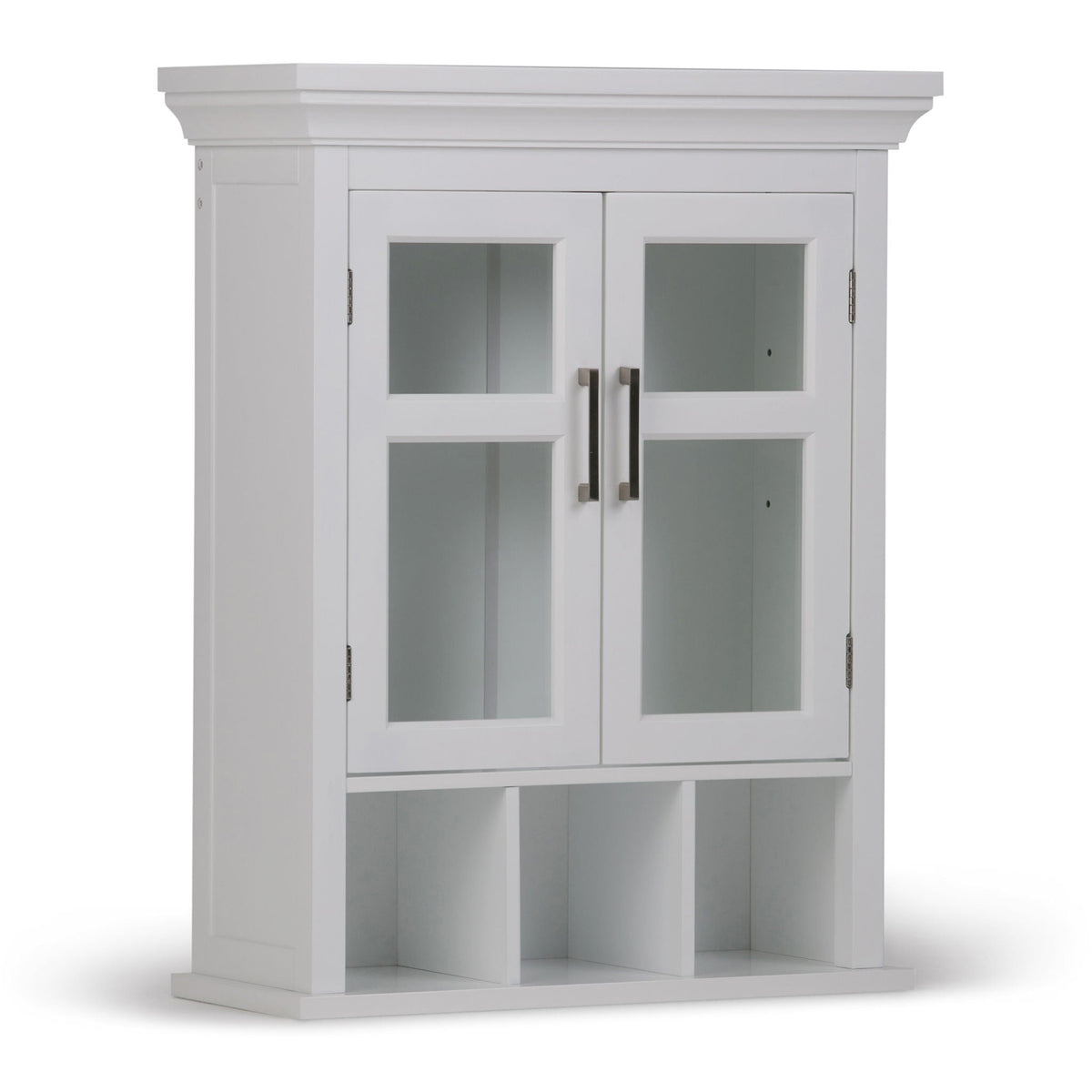 Avington - 2 Door Wall Cabinet With Cubbies - Pure White