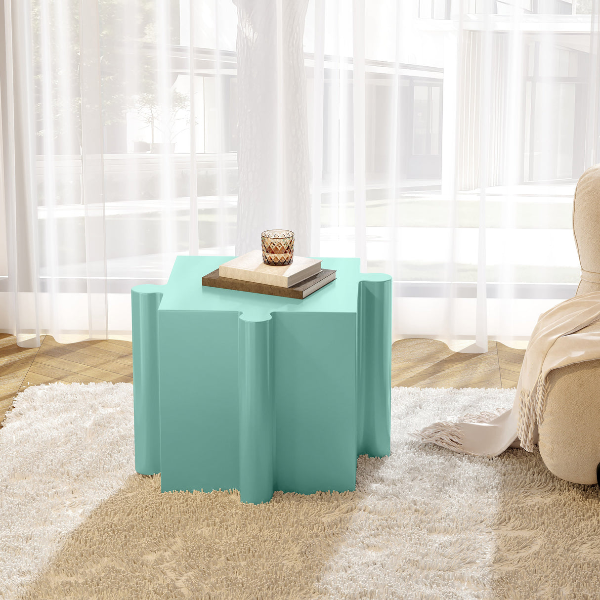 Puzzle Art Side Table