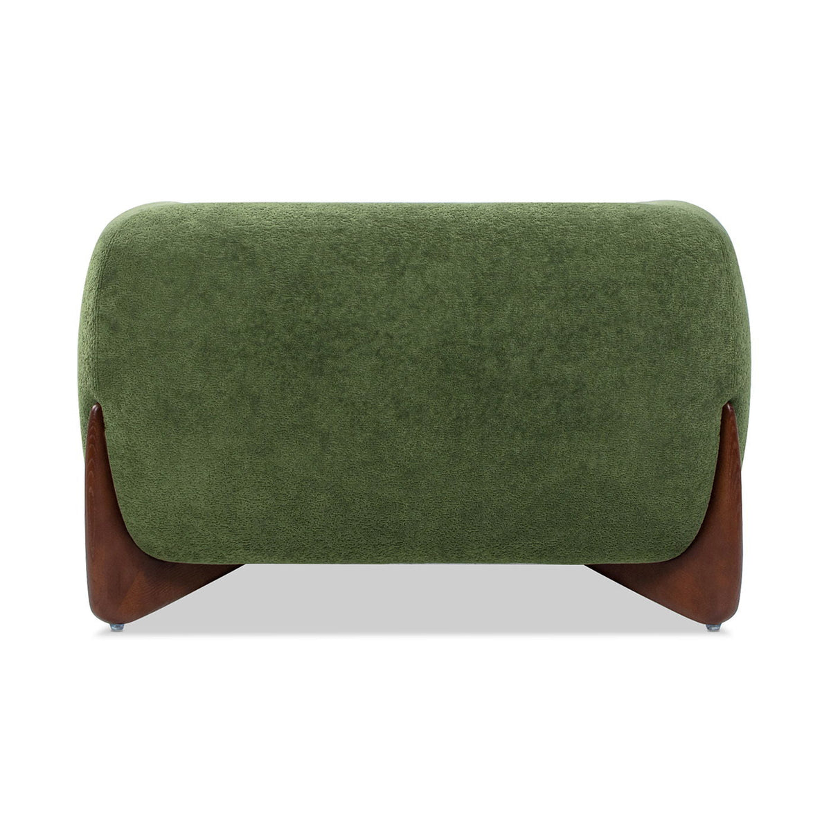 Sherpa Arm Chair with Removable Cushion - Black, White, Dark Green
