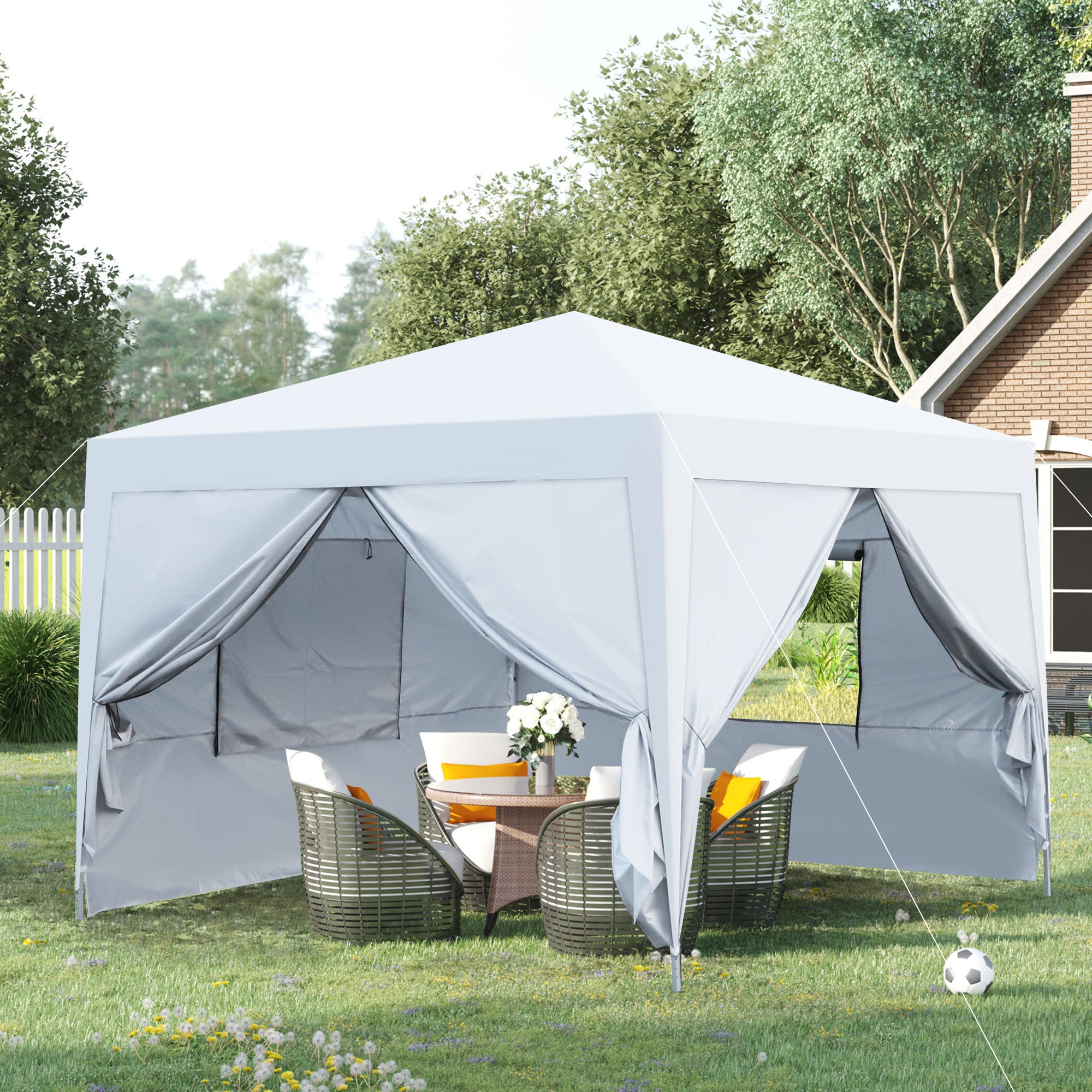 10x-10Ft-Pop-Up-Tent-with-Removable-Sidewall-Umbrellas-&-Sunshades