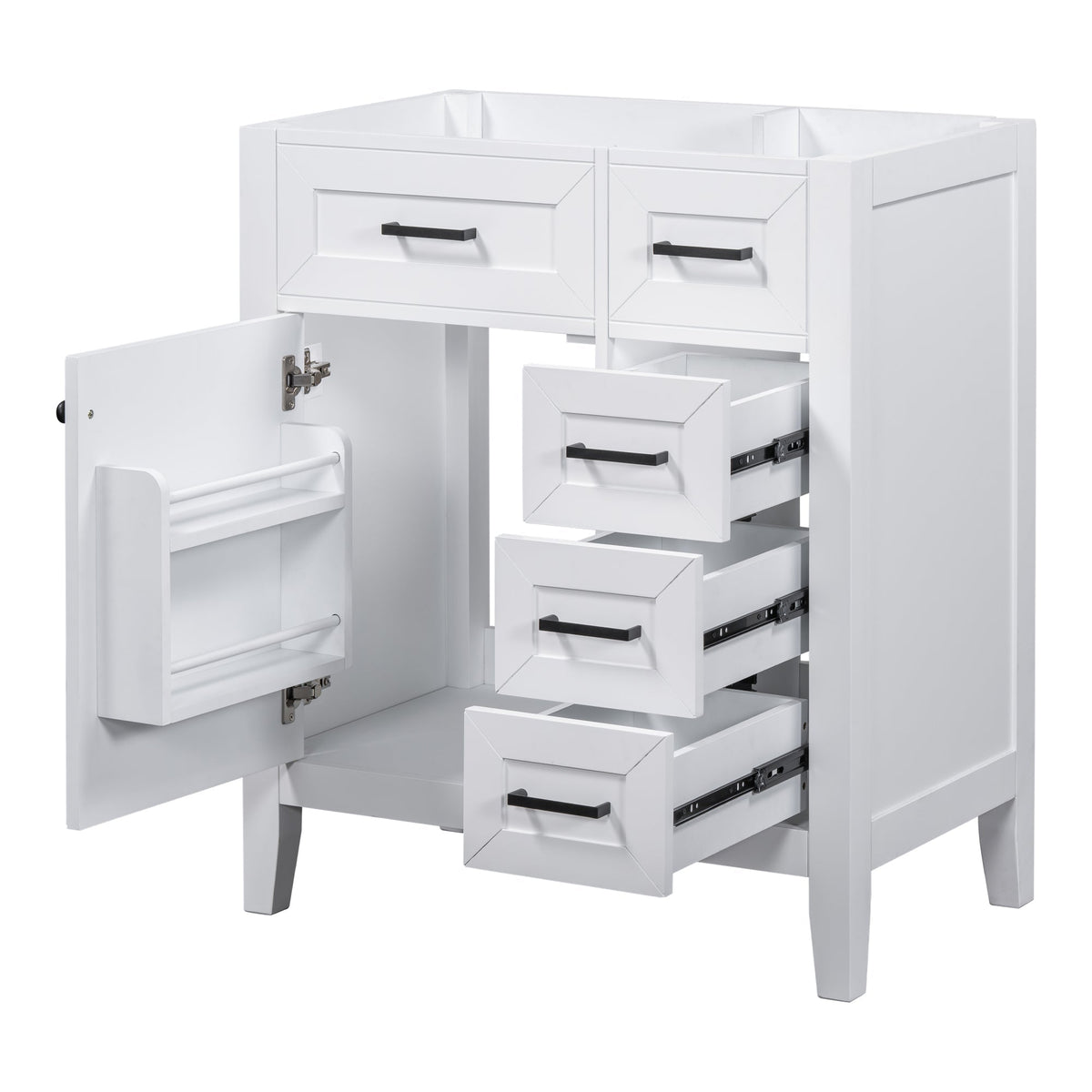 30" Bathroom Vanity Cabinet Base Without Sink