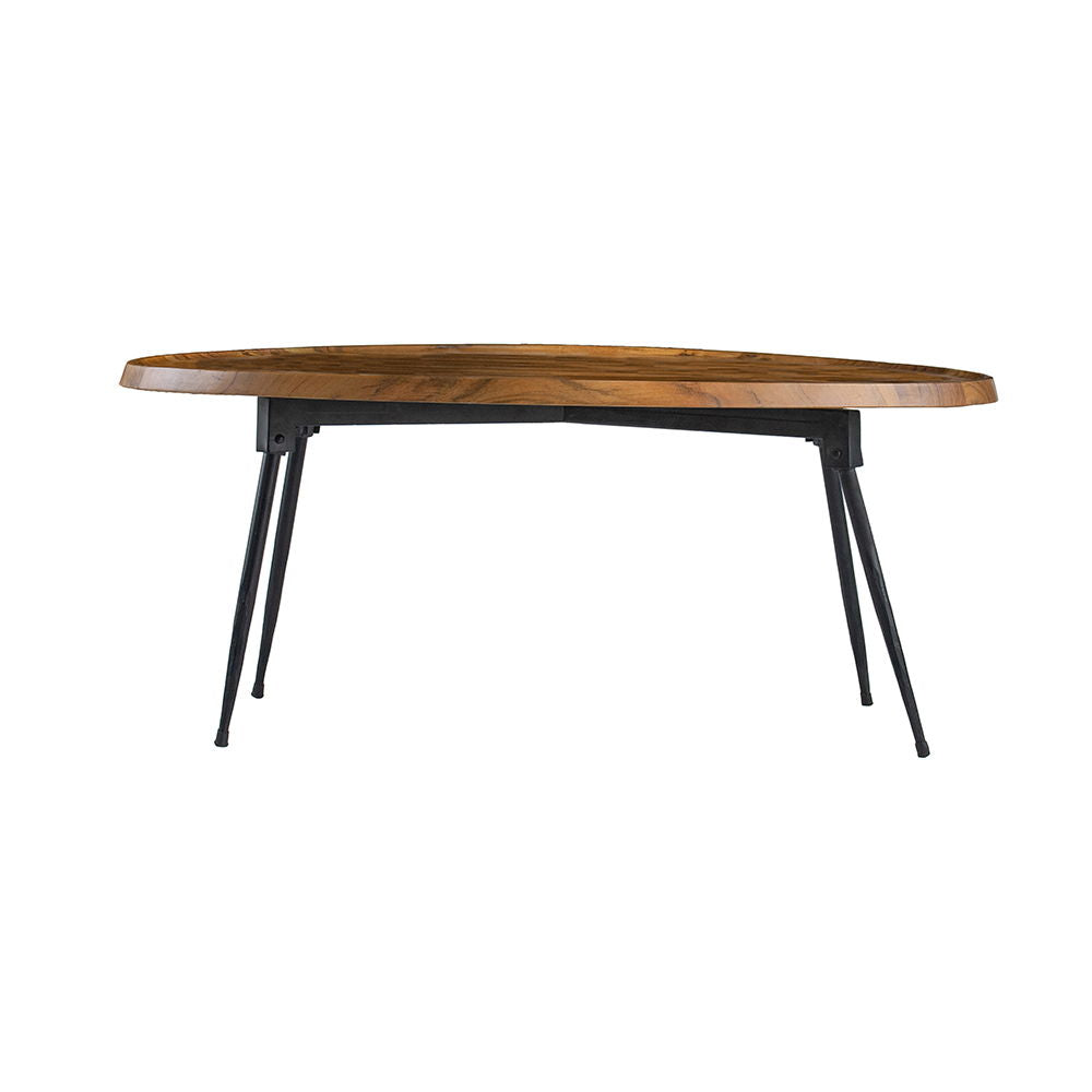 Oval Coffee Table - Brown