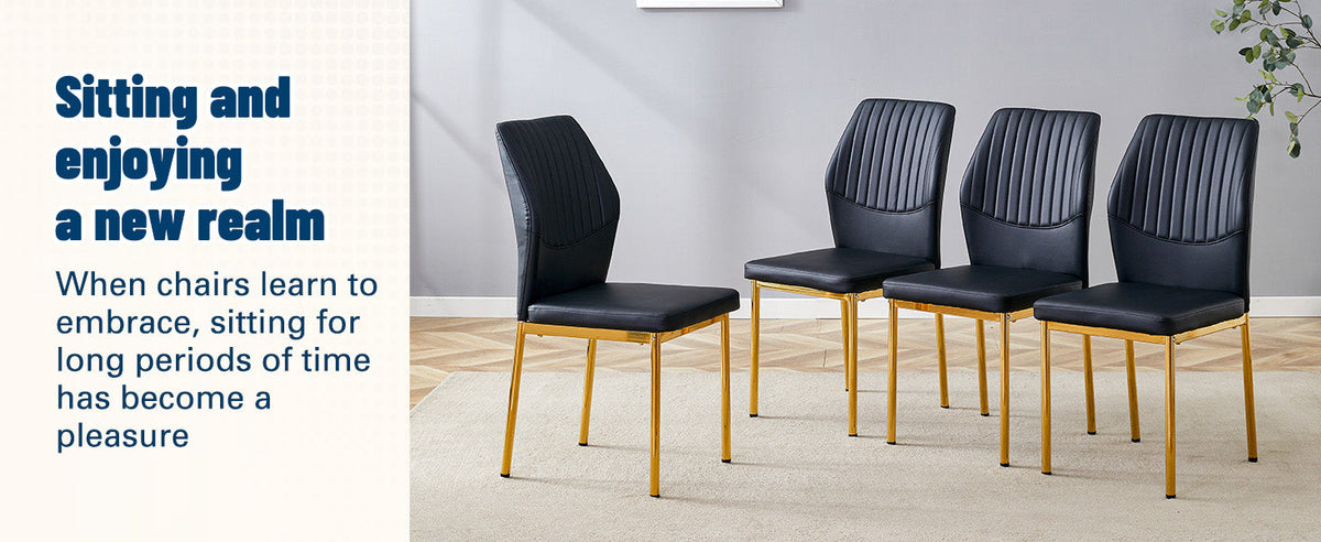 4-Piece Set of Premium Seating for Dining