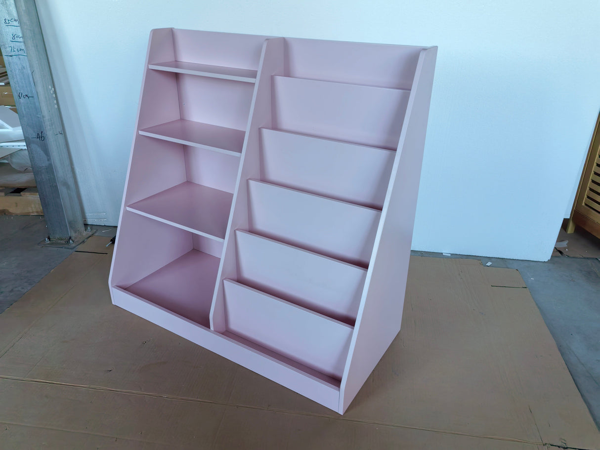 Kids Bookshelf and Toy Storage Organizer