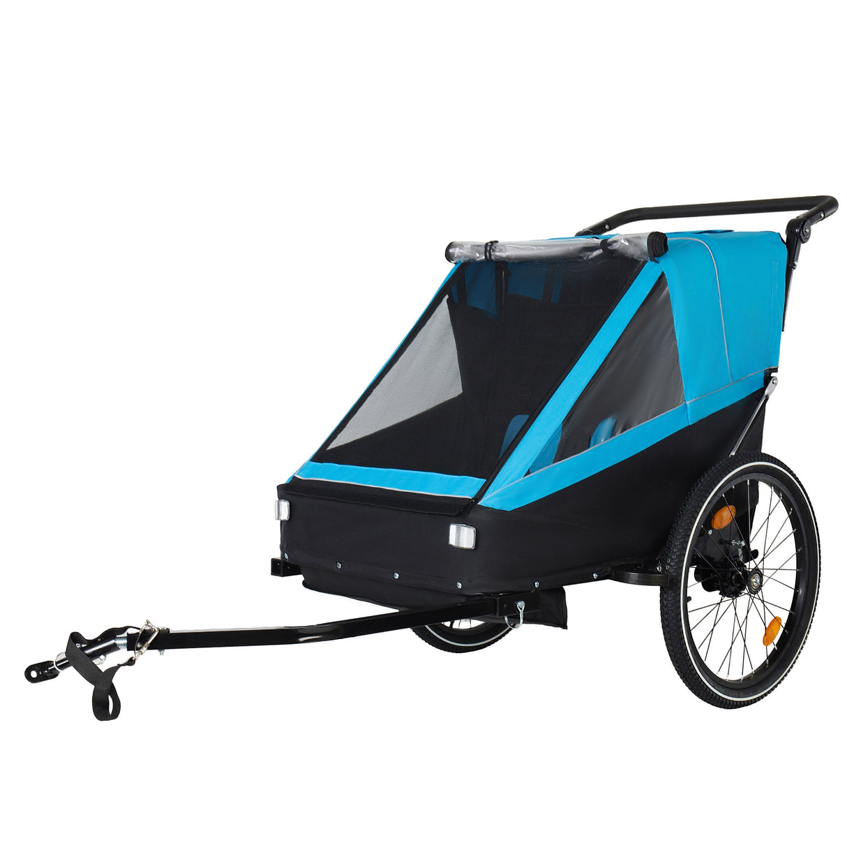 2 In 1 Kids Bike Trailer And Stroller