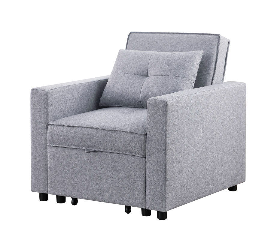 Zoey - Convertible Sleeper Chair With Side Pocket