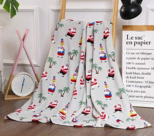 NobleHouse Velvet Touch Holiday Throw Fleece Blanket (50" x 60")