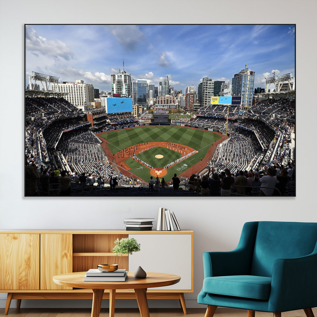 San Diego Padres Baseball Team Print - Petco Park Stadium