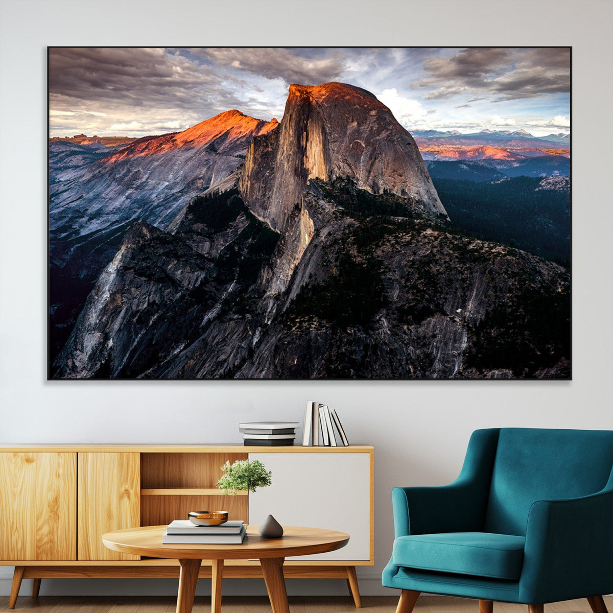 Half Dome Yosemite Wall Art – Majestic Mountain Landscape