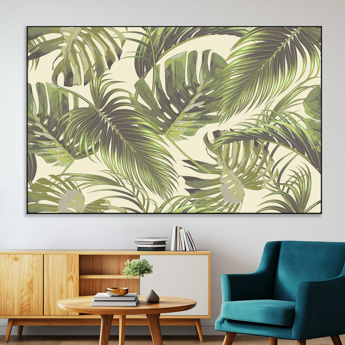 Palm Leaves Canvas Print