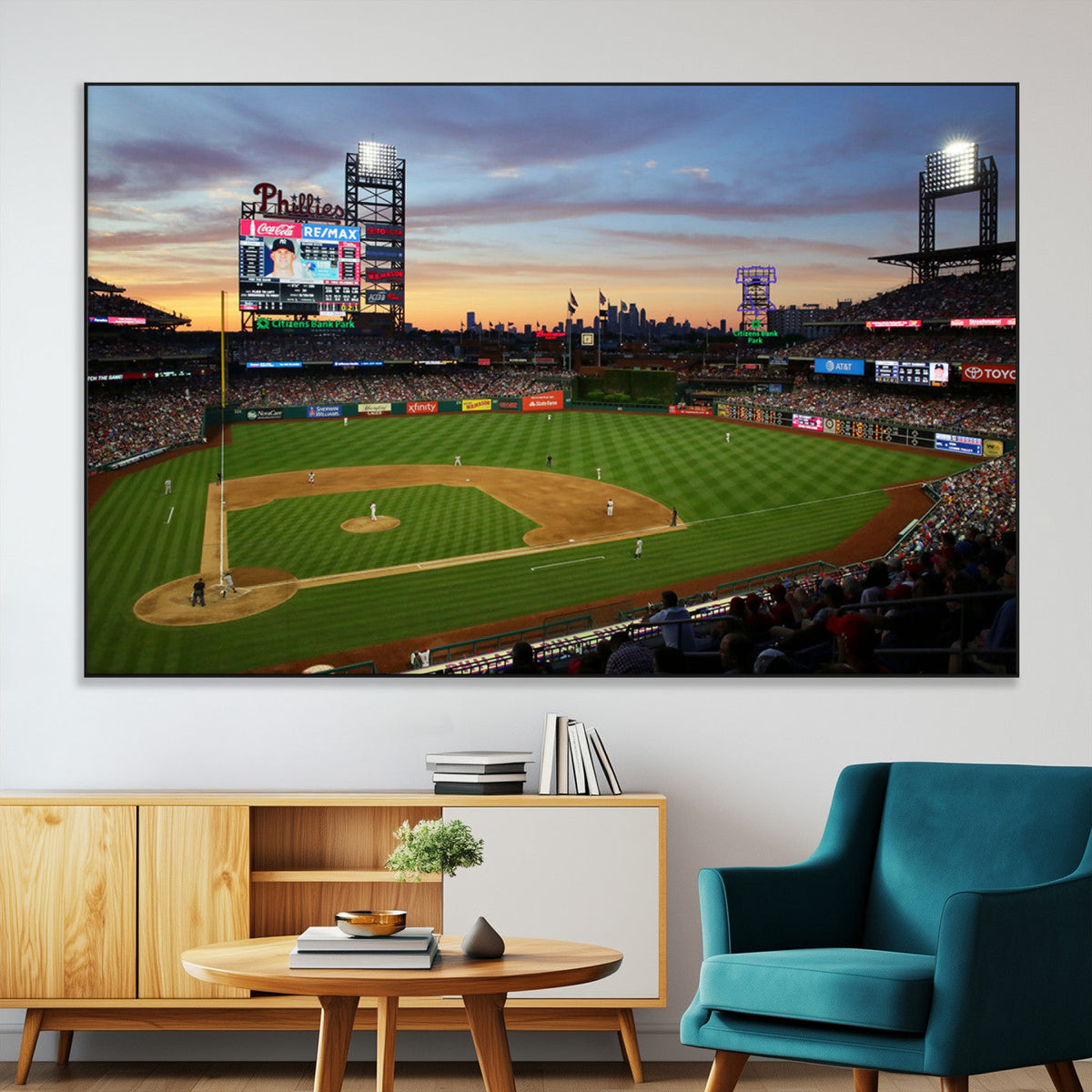 Citizens Bank Park Philadelphia Phillies Wall Art Canvas |