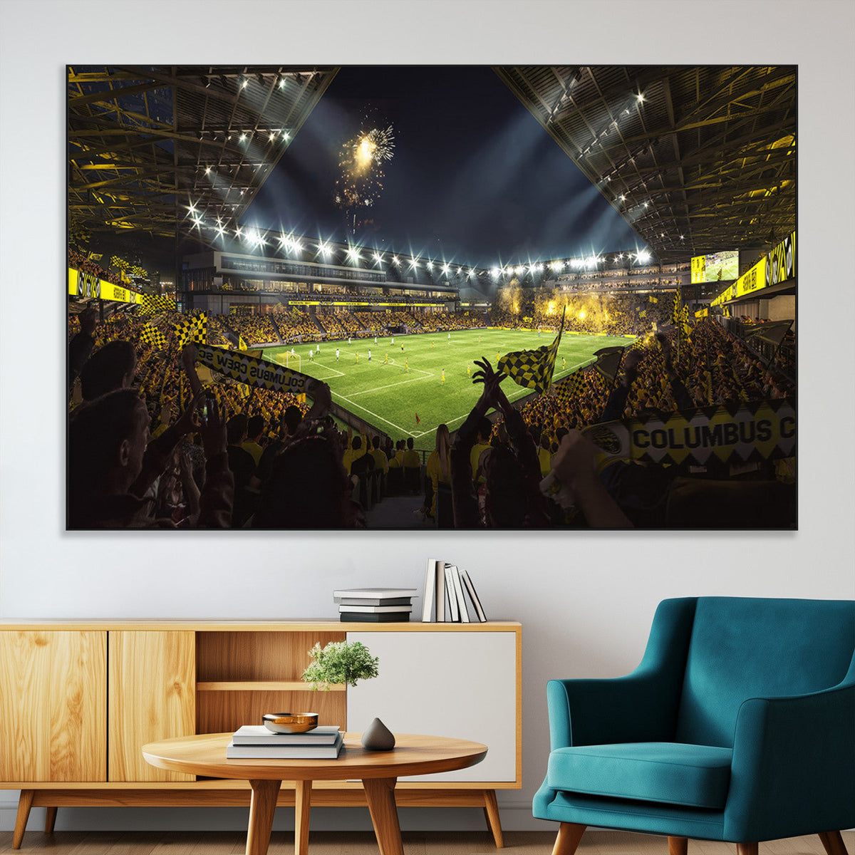 Columbus Crew Soccer Team Print - Columbus Crew Stadium Wall