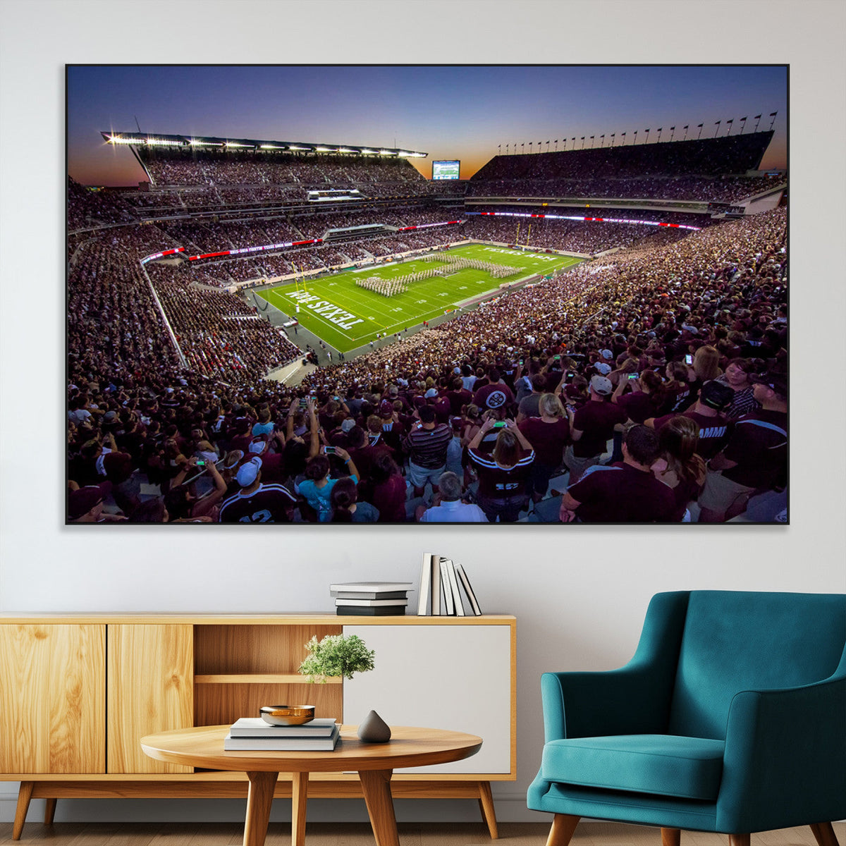 Texas A&M University Aggies Football Team Print - College