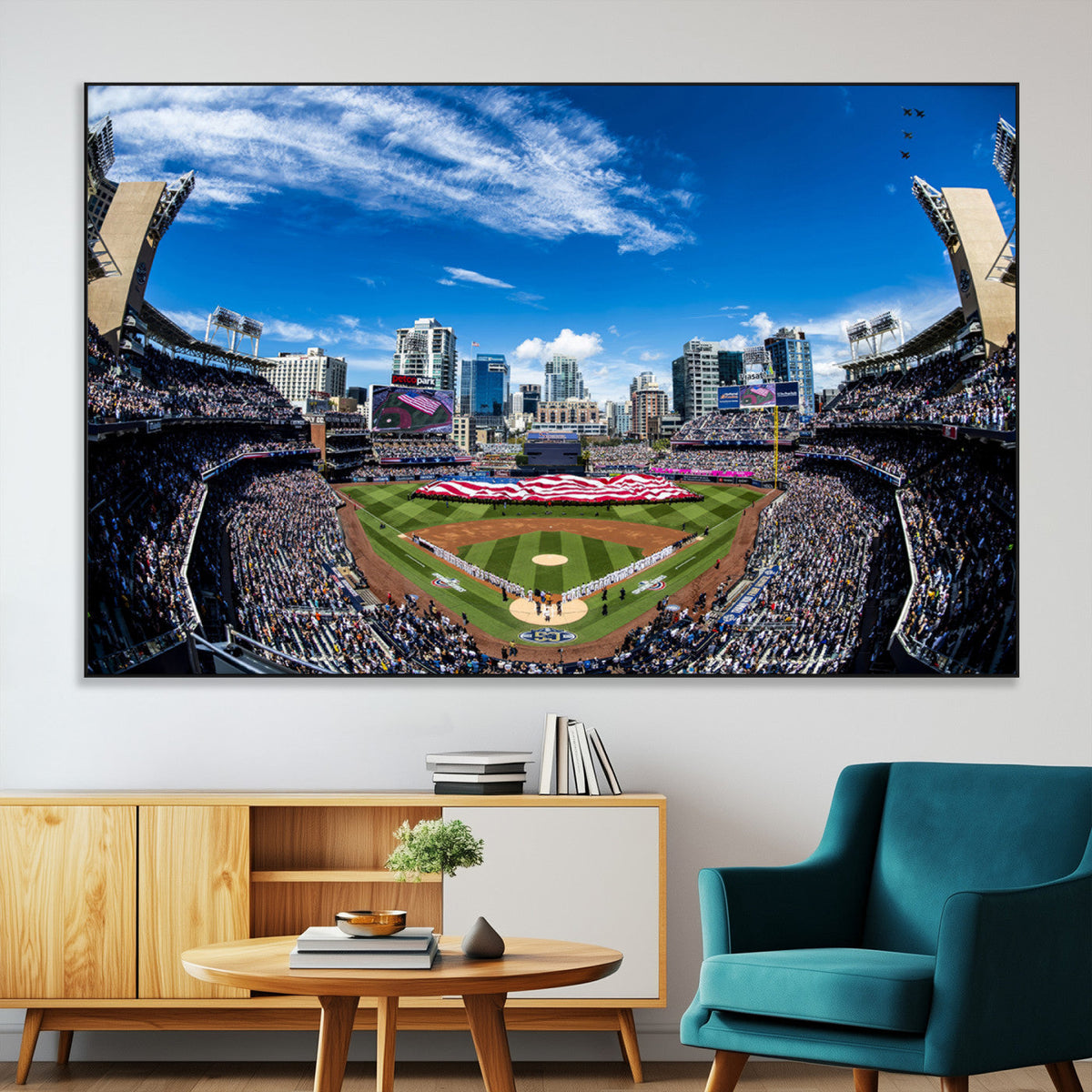 San Diego Padres Baseball Team Print - Petco Park Stadium