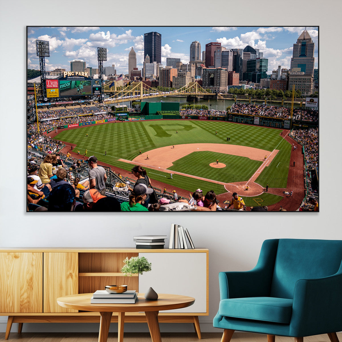 Pittsburgh Pirates Baseball Team Print - PNC Park Stadium
