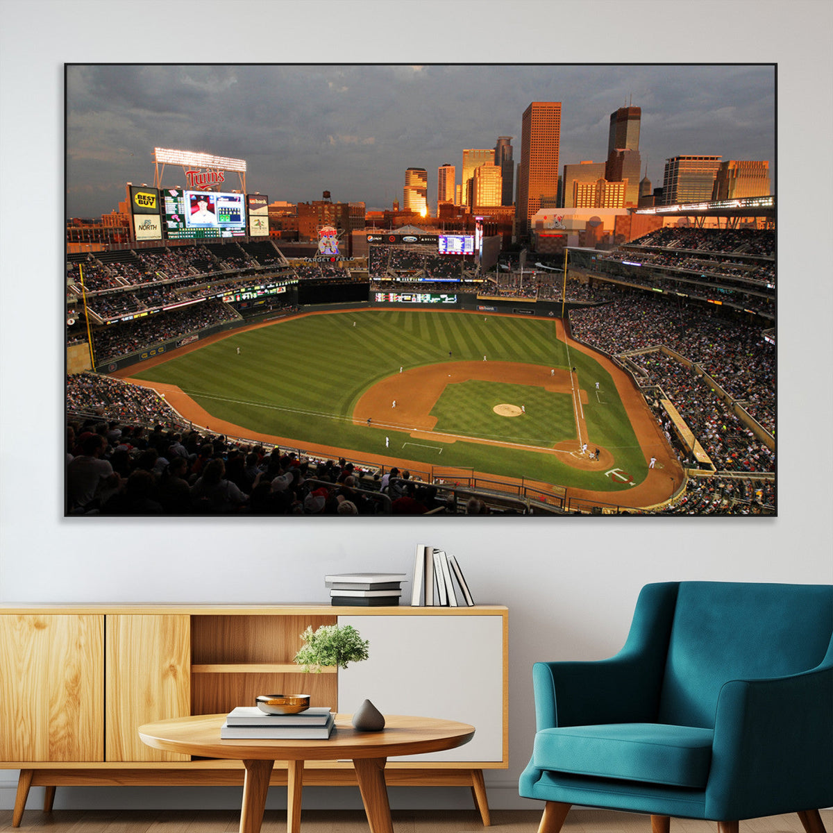 Minnesota Twins Baseball Team Print - Minneapolis Target