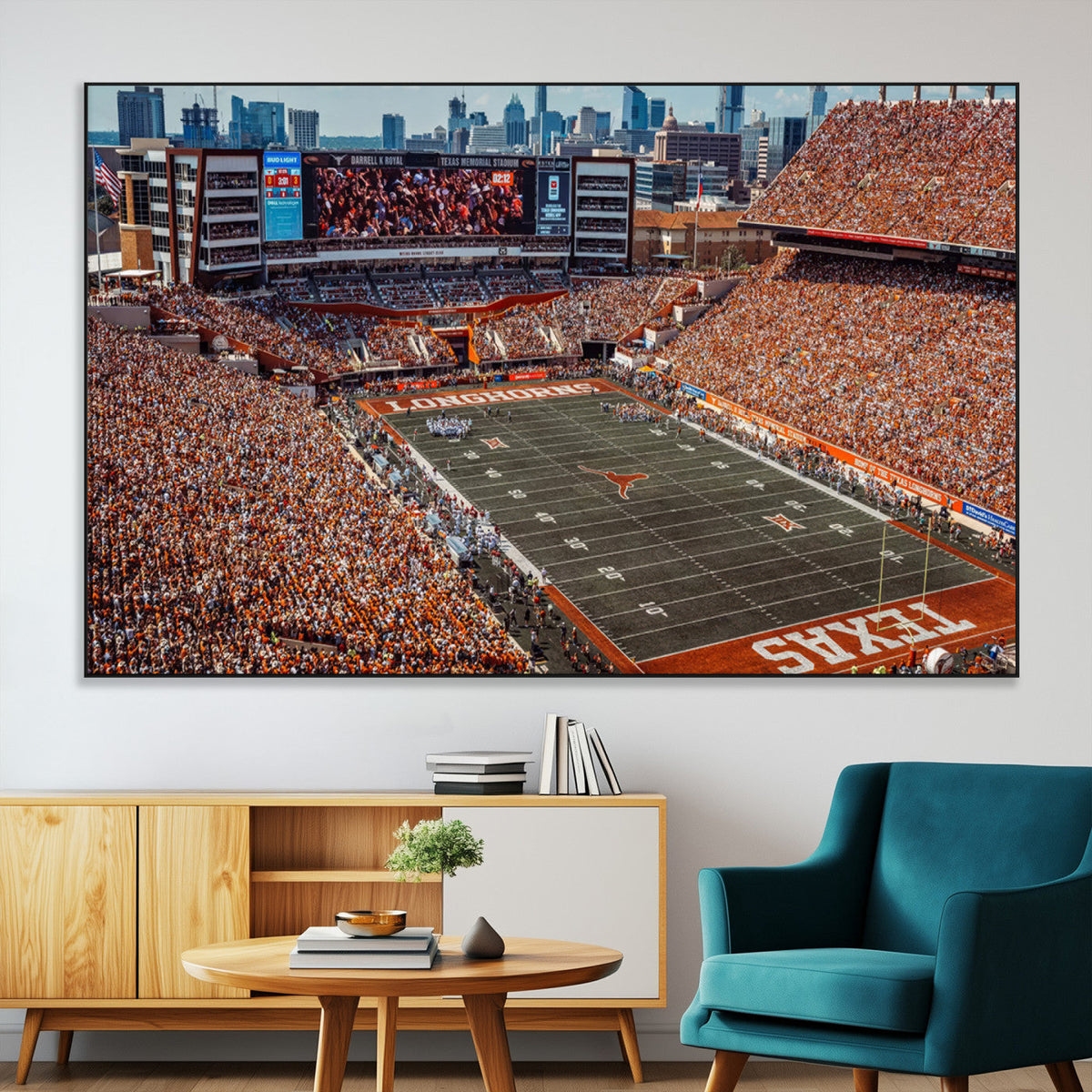 University of Texas Longhorns Football Team Print - Austin