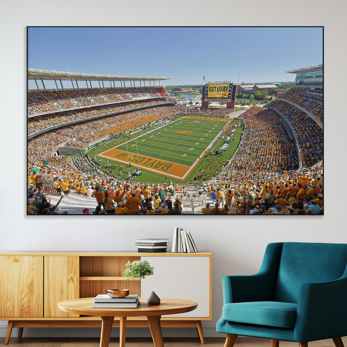 Baylor University Bears Football Team Print - Waco McLane