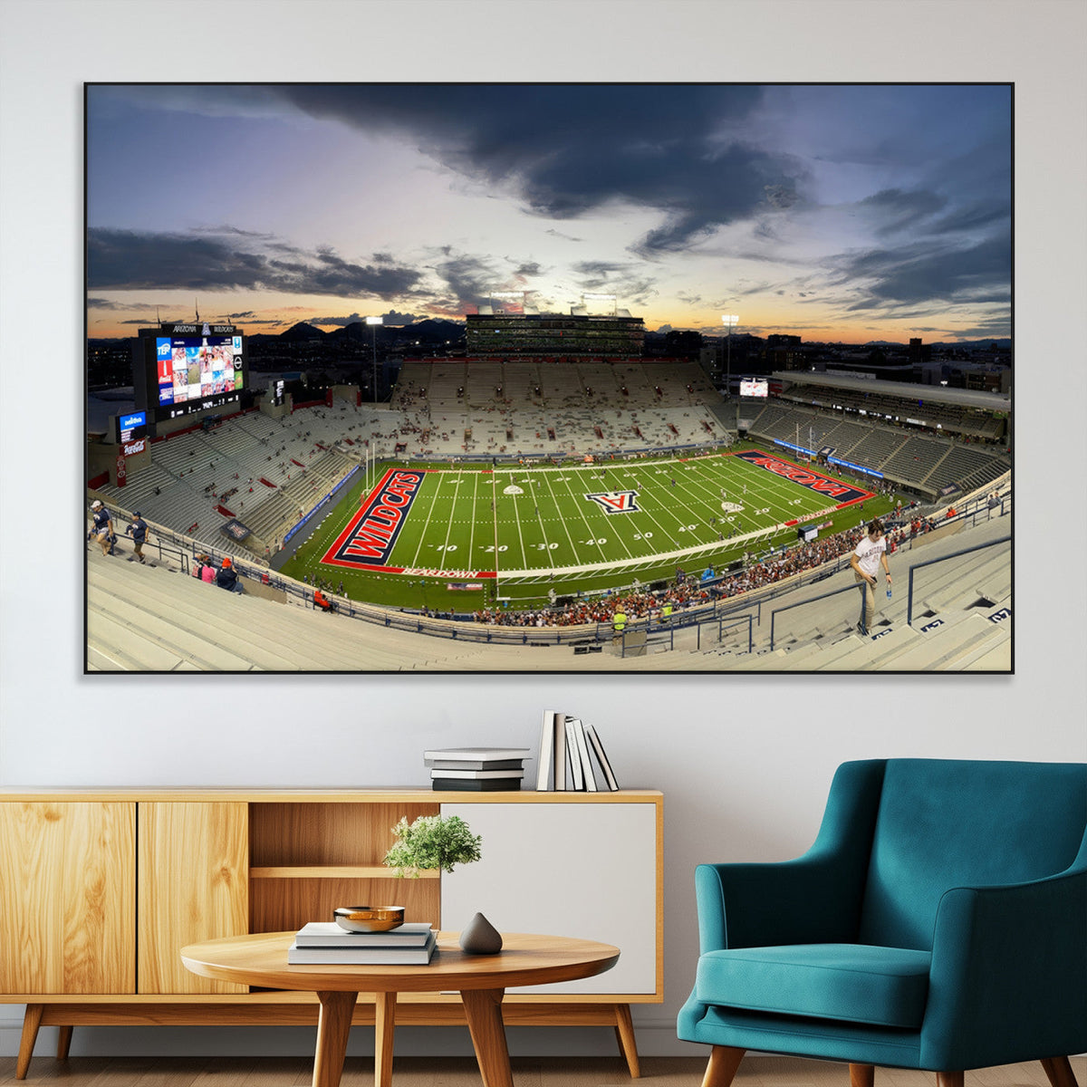 Arizona Wildcats Football Team Print - Tucson Arizona