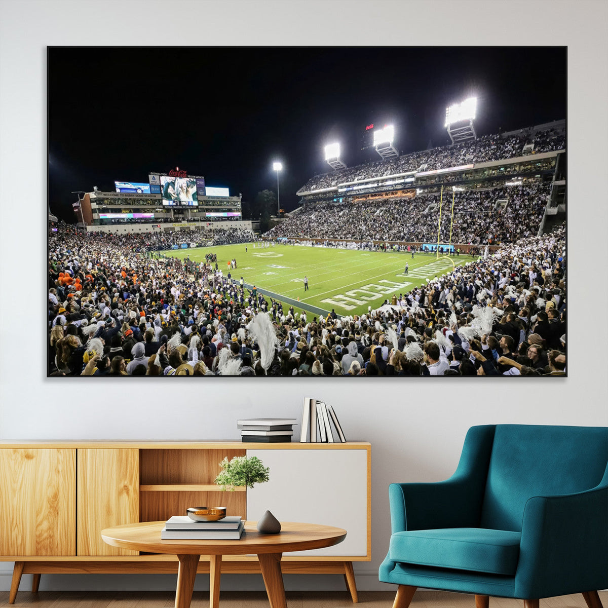 Georgia Tech Yellow Jackets Football Team Print - Atlanta
