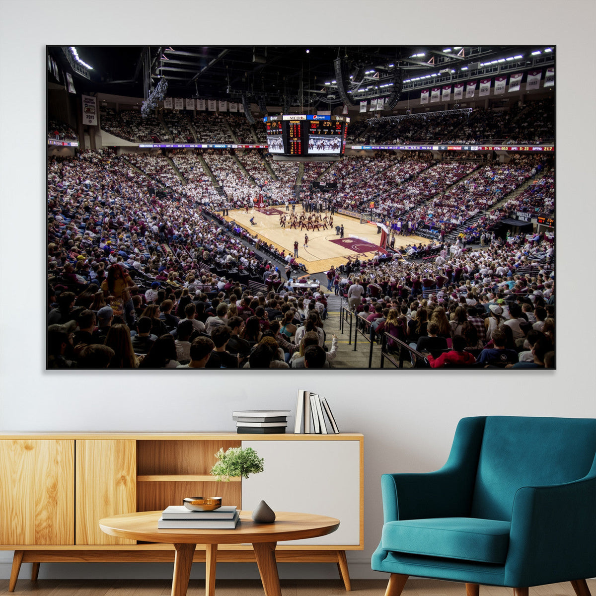 University of Nebraska Cornhuskers Basketball Team Print -