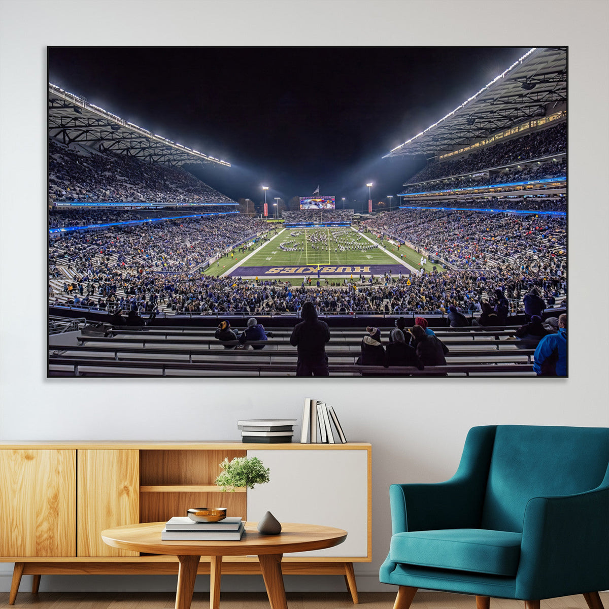 The University of Washington Huskies Football Team Print -